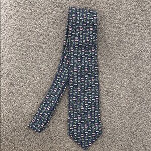 Vineyard Vines Island Whale Patterned Tie